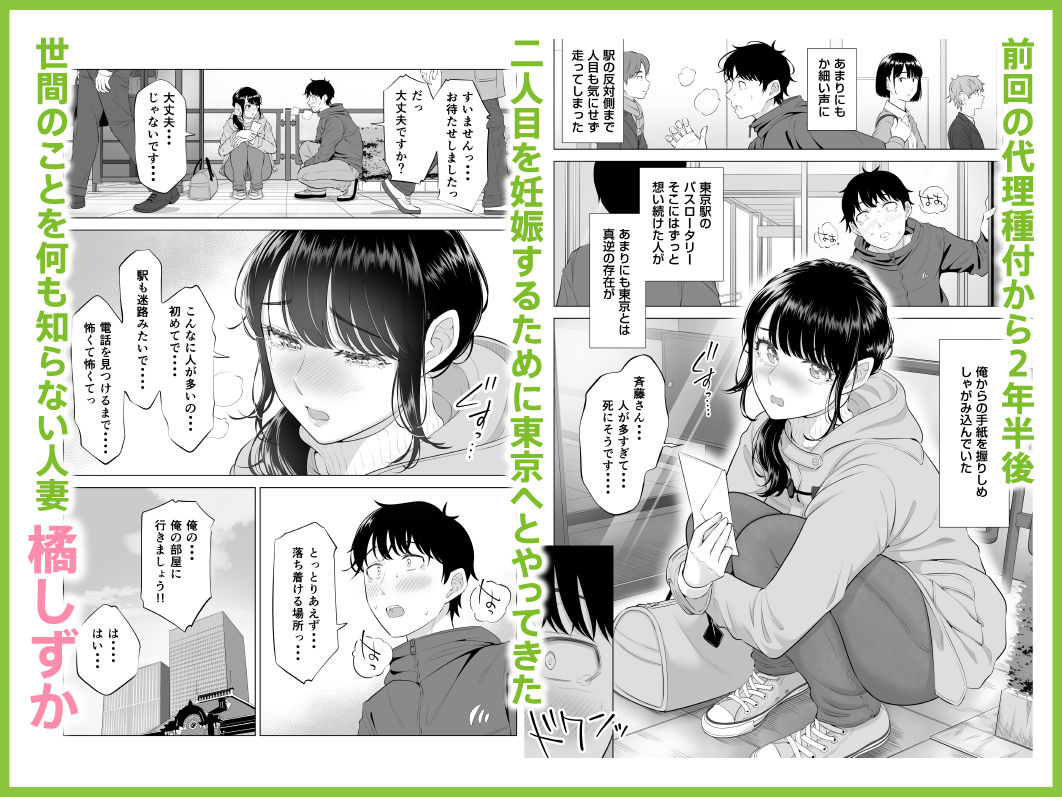 俺が代理種付することになった人妻橘しずかさんはなんにも知らない！！その2 無料サンプル画像2
